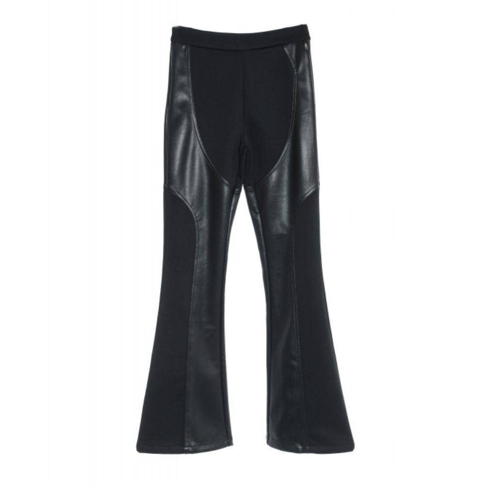 MWM PU LEATHER SIDE INSERTS PANTS