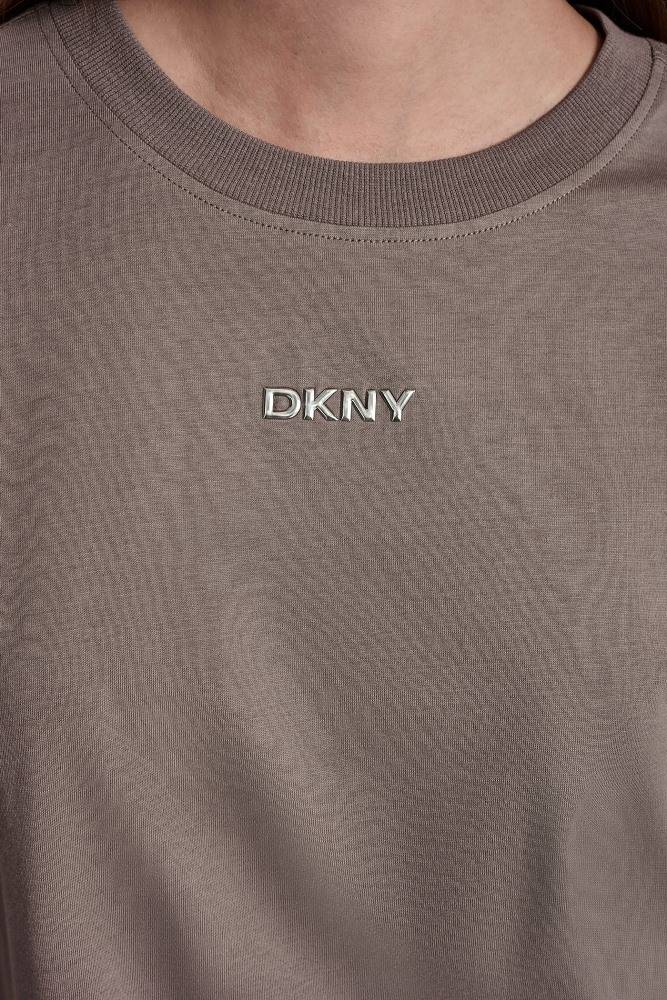 DKNY CENTERED LOGO SHORT SLEEVE TEE