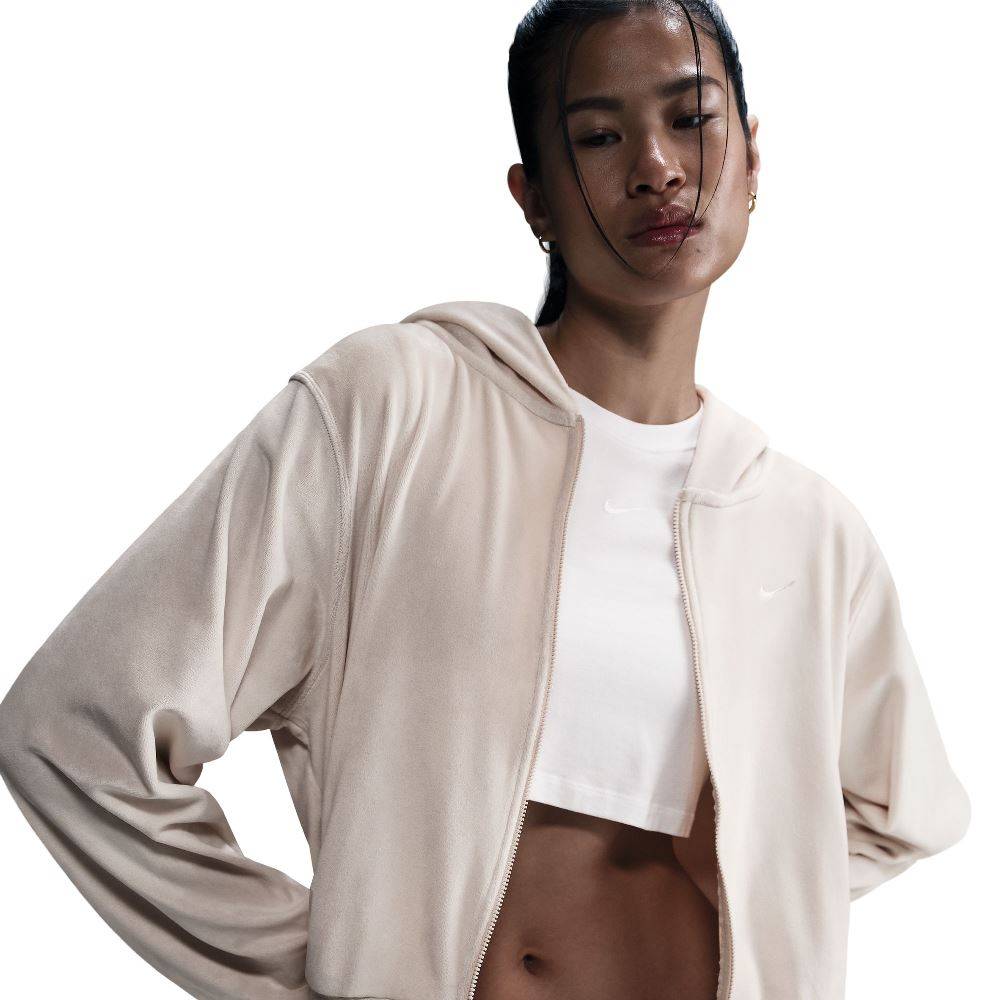 NIKE NSW WOMENS CHILL VELOUR LOOSE HOODIE