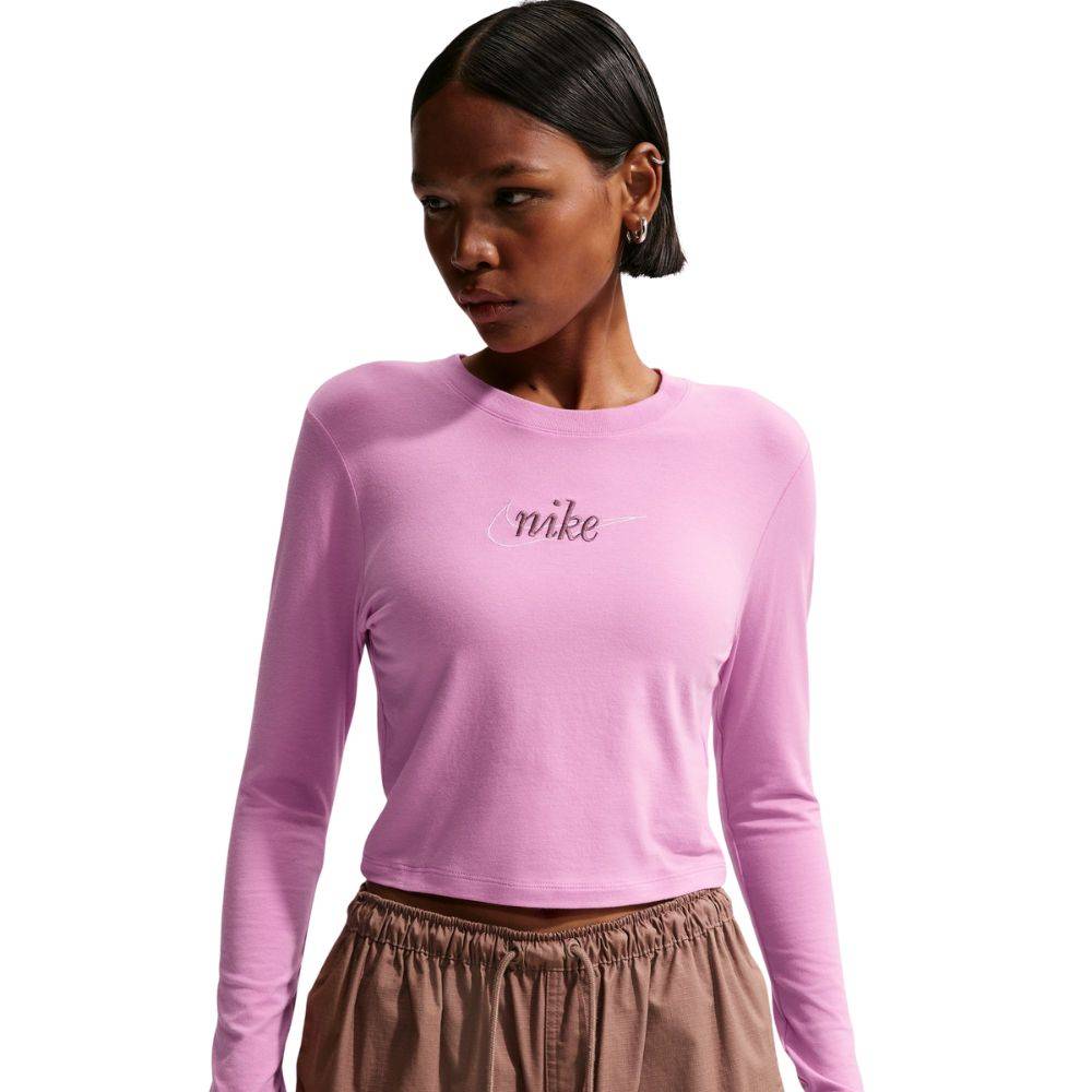 NIKE WOMENS PHOENIX SLIM LONG-SLEEVE TOP