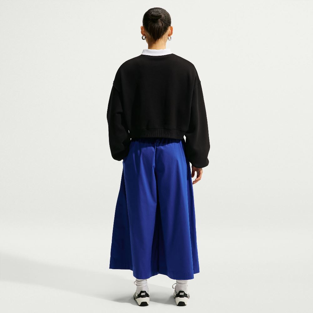 NIKE STUDIO FLEECE OVERSIZED CROPPED CREW