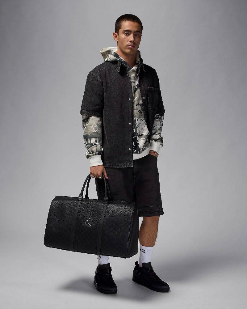 NIKE JORDAN MONOGRAM DUFFLE BAG
