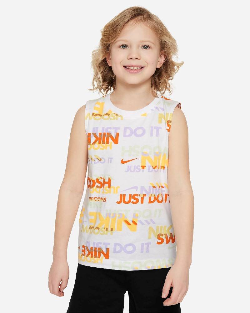 NIKE LITTLE KIDS B NSW PE AOP TANK SHORT SET