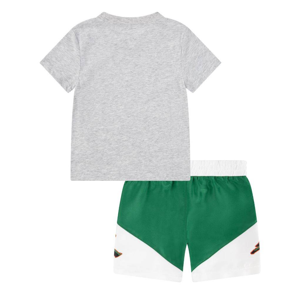 NIKE JORDAN LITTLE BOYS JUMPMAN STACKED PLAY SHORT