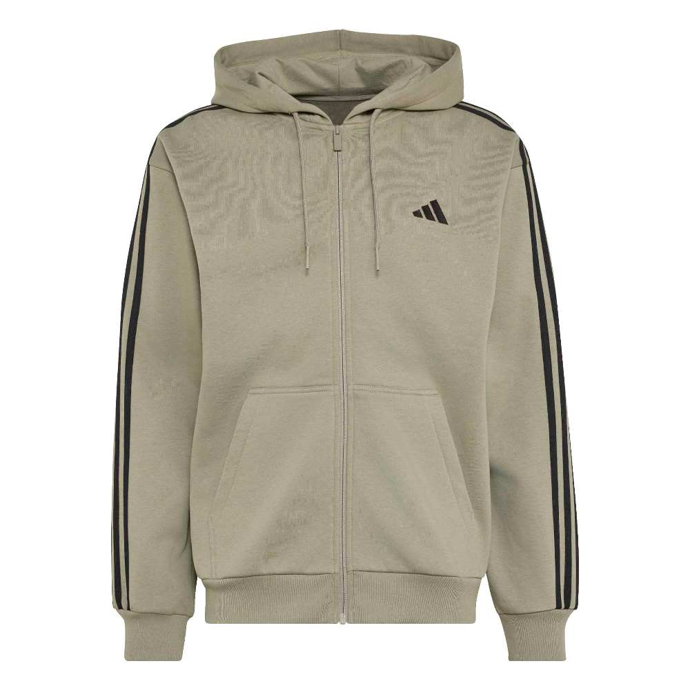 ADIDAS M ESSENTIALS 3-STRIPES FLEECE FULL-ZIP HOODIE