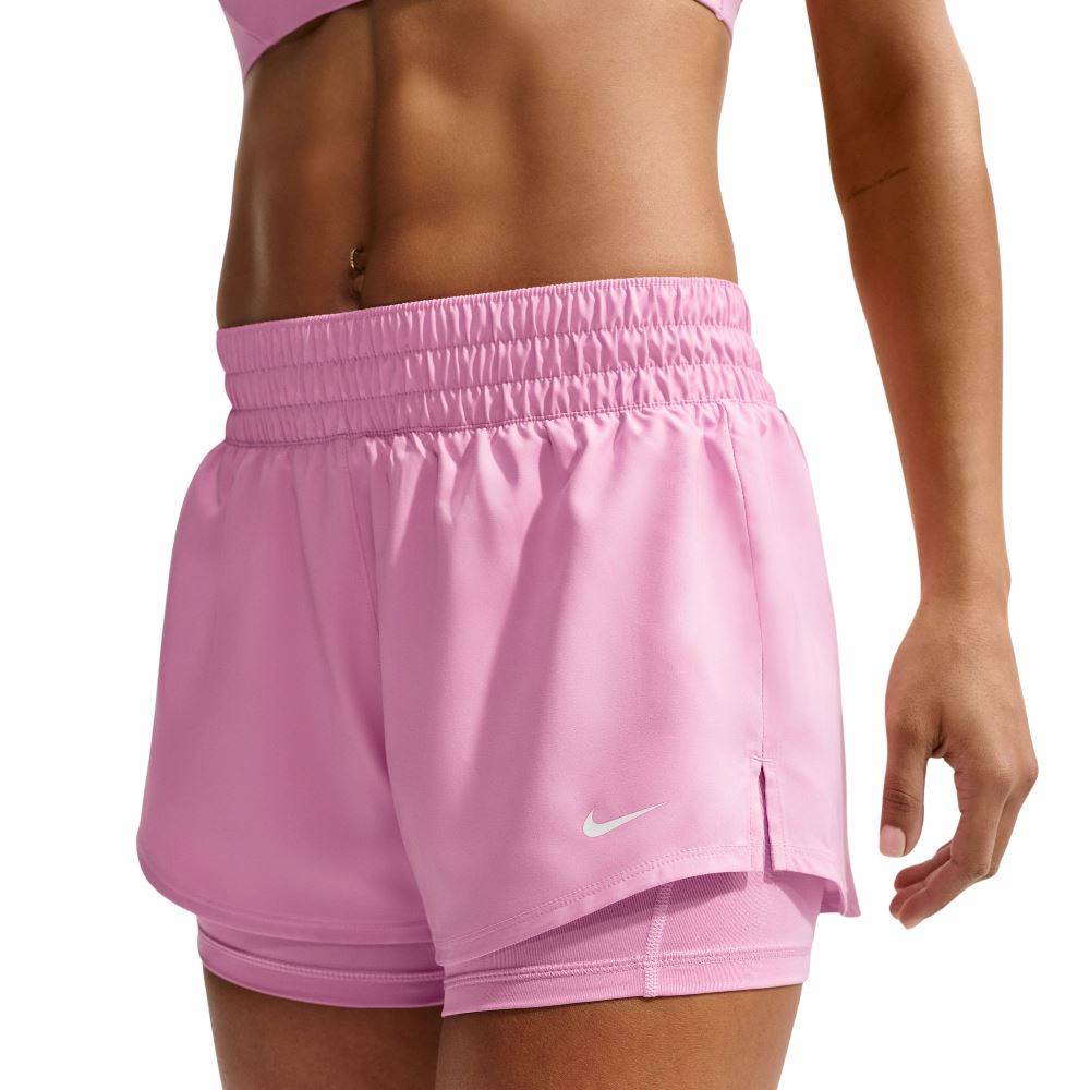 NIKE ONE DRI-FIT MEDIUM-RISE 2 IN 1 SHORT