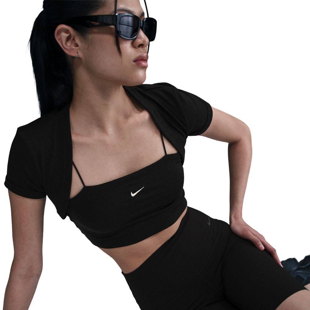 NIKE NSW WOMENS CHILL KNIR MINI-RIB-IN-1 TOP