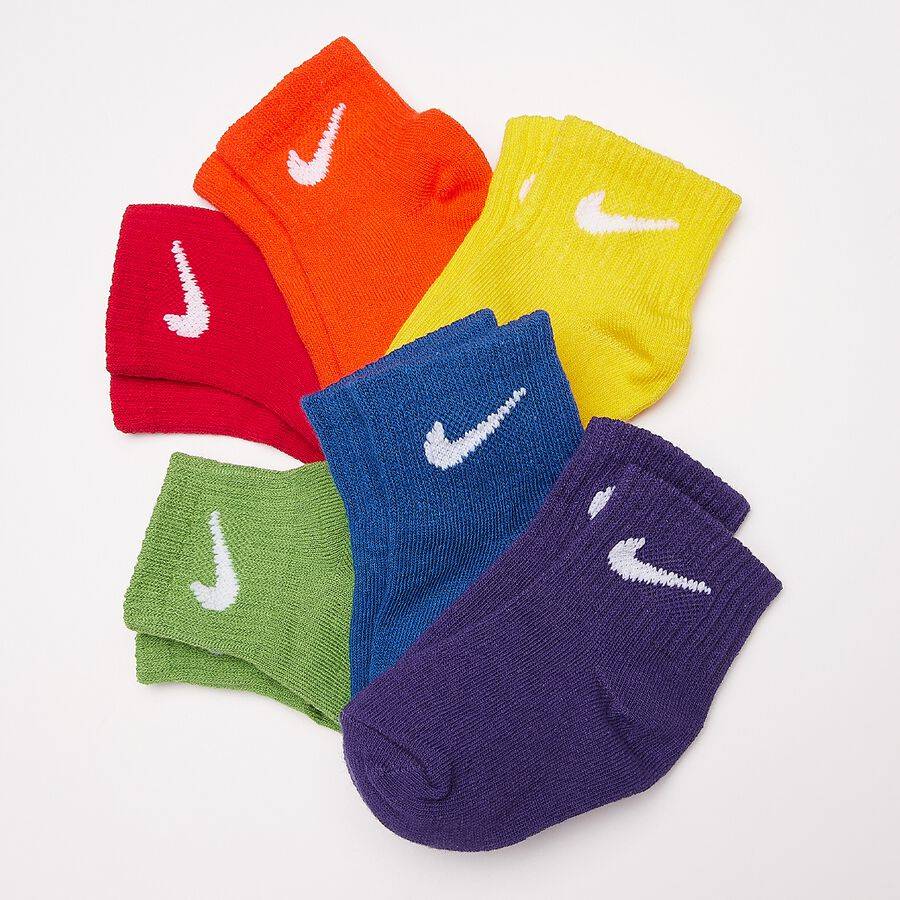 NIKE SWOOSH 6PK INFANT ANKLE SOCK