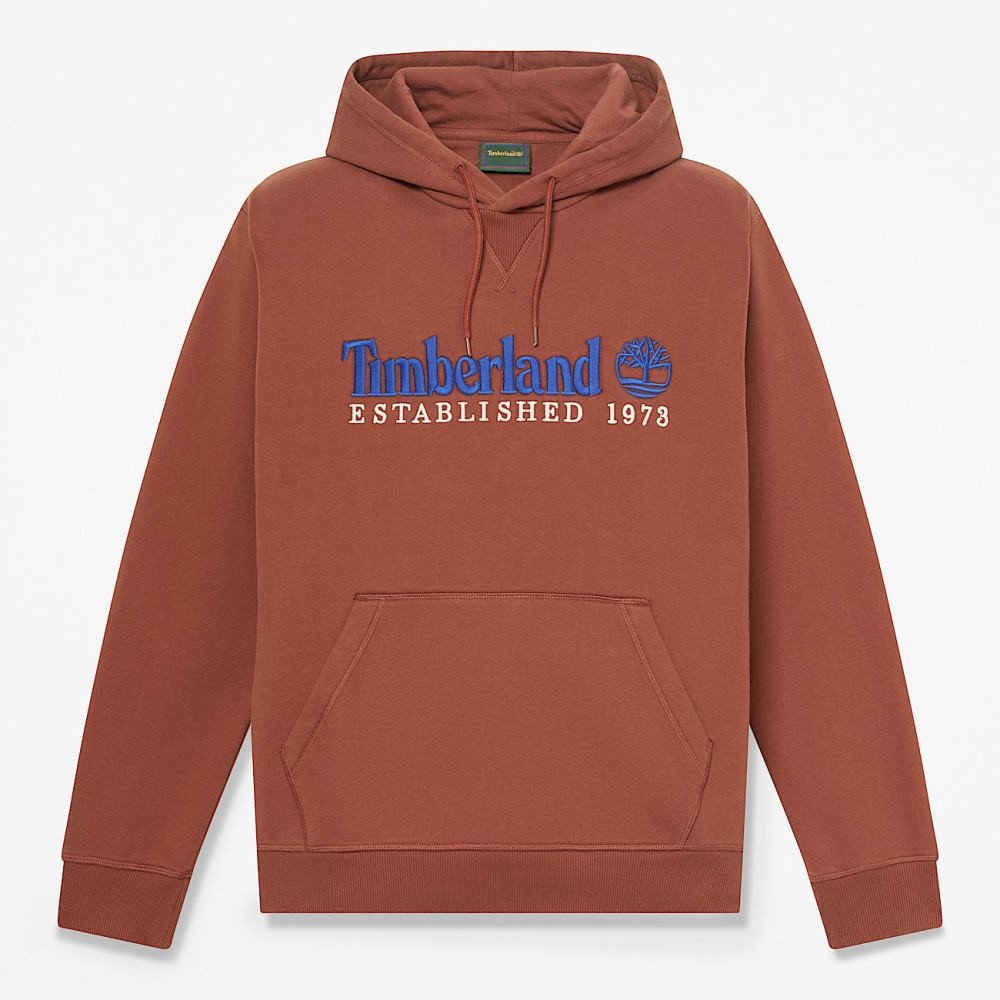 TIMBERLAND ESTABLISHED 1973 EMBROIDERED LOGO BB HOODIE