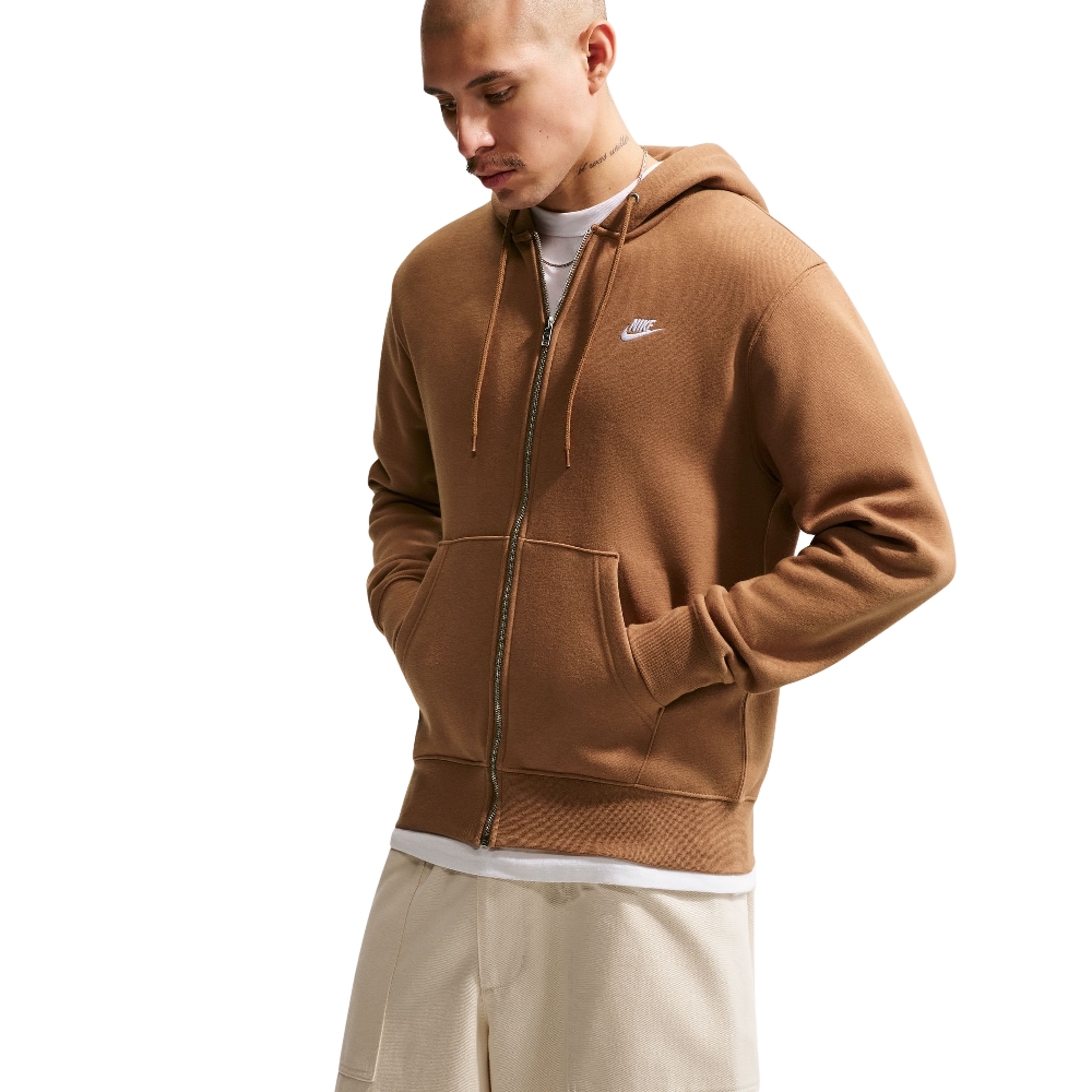 NIKE CLUB FULL-ZIP MENS HOODIE