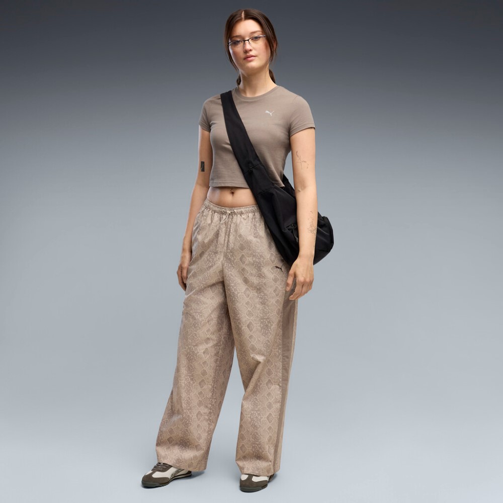 PUMA T7 RELAXED AOP SNAKE WOVEN PANTS OP