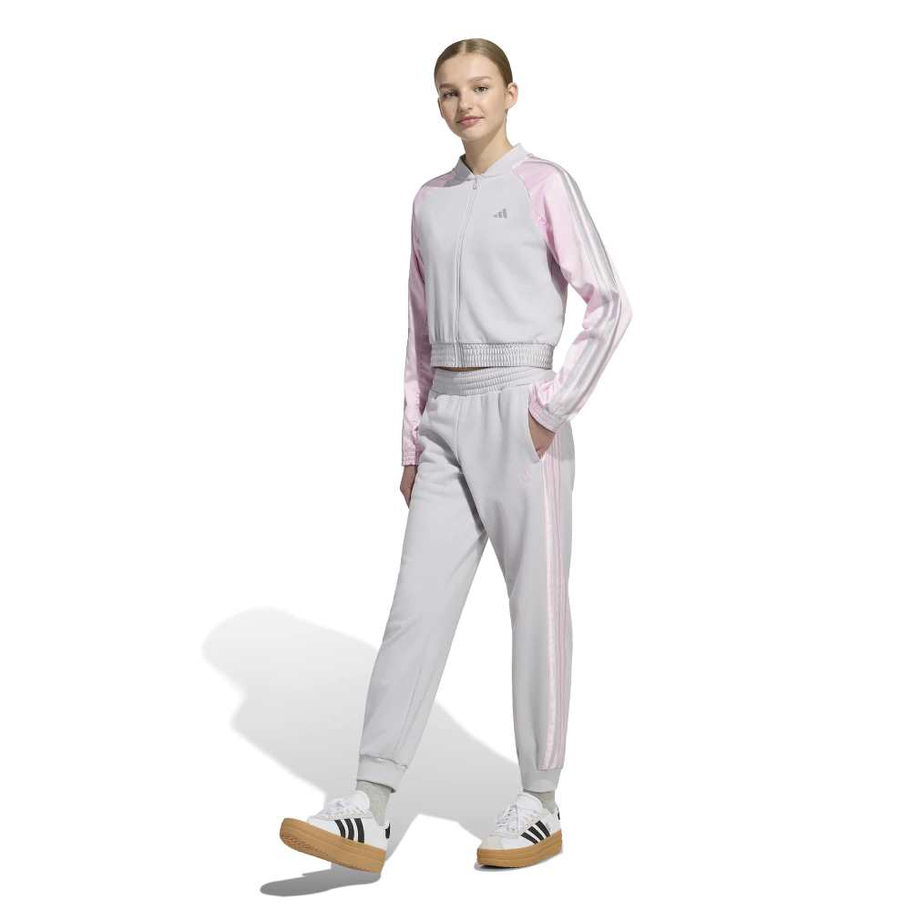 ADIDAS GIRLS SATIN TRACK SUIT