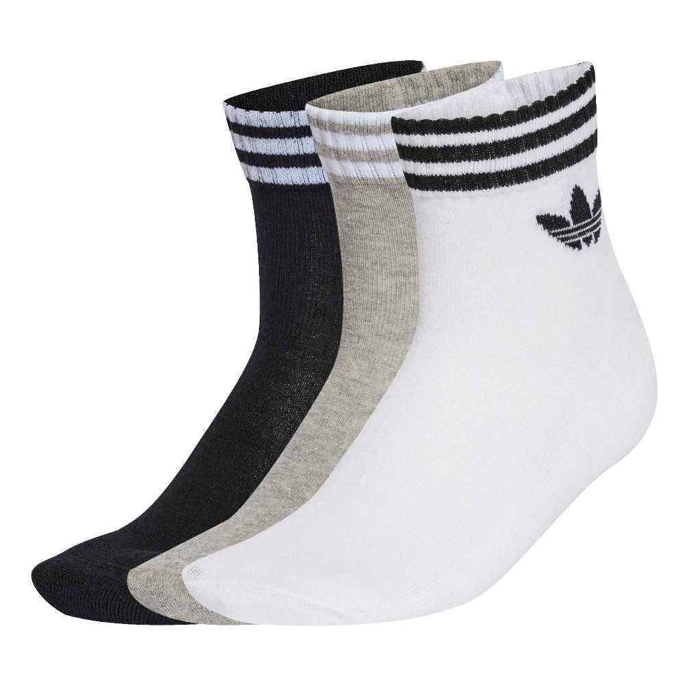 ADIDAS ORIGINALS 3S ANKLE SOCKS 3-PACK