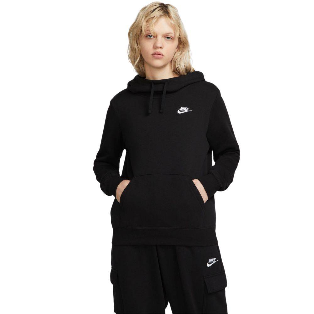 NIKE NSW WOMENS CLUB FUNNEL-NECK HOODIE