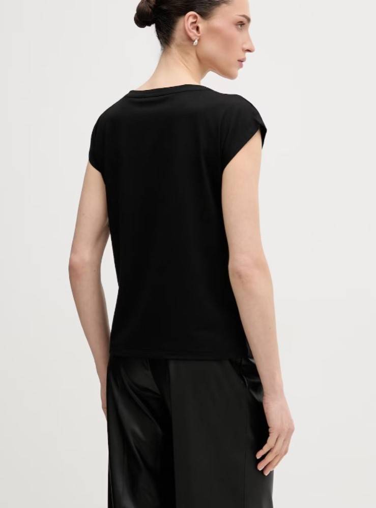 DKNY GROMMET LOGO TEE