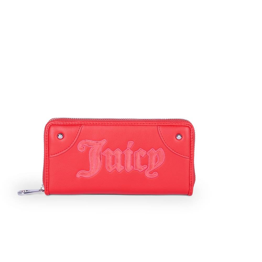 JUICY COUTURE CANDY LARGE ZIP WALLET WITH WRIST STRAP