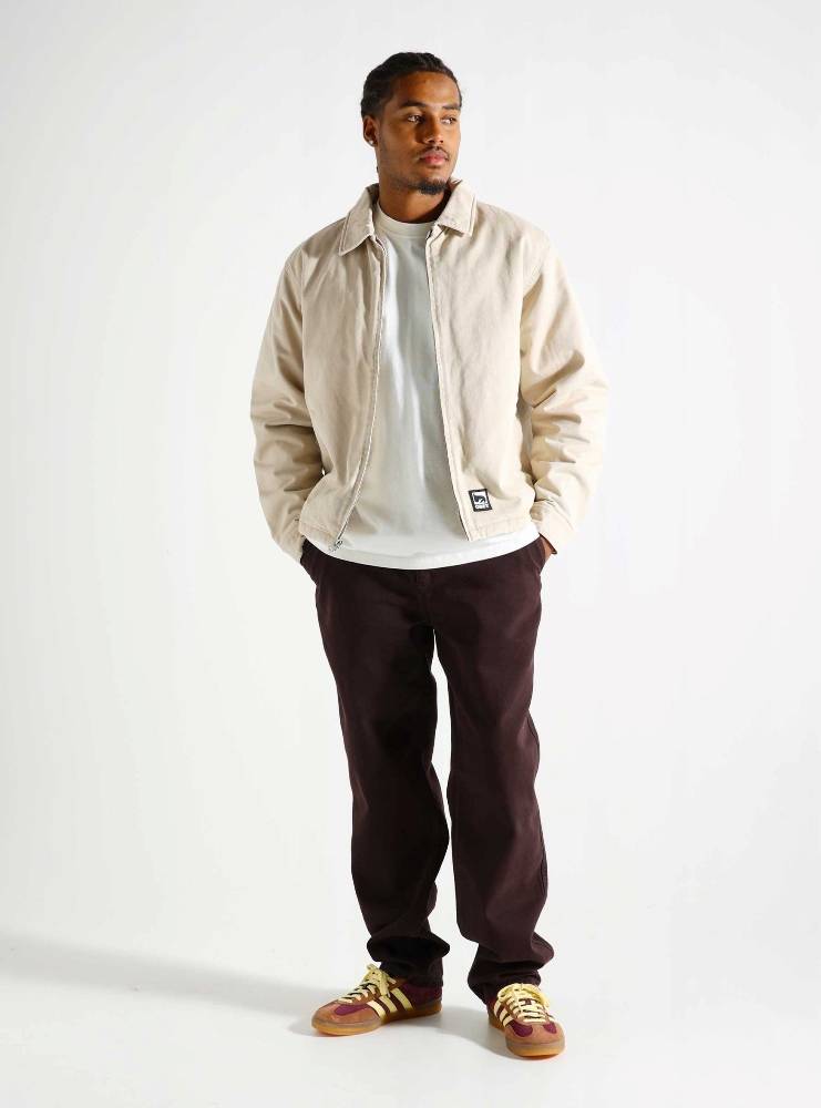 OBEY HEAD JAZZ ZIP UP JACKET