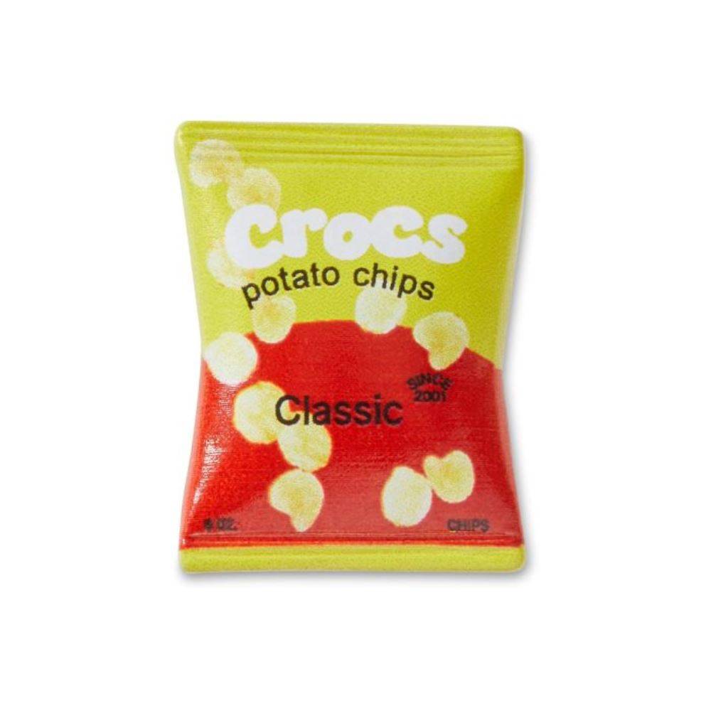 CROCS YELLOW RED CHIP BAG JIBBITZ™ CHARM
