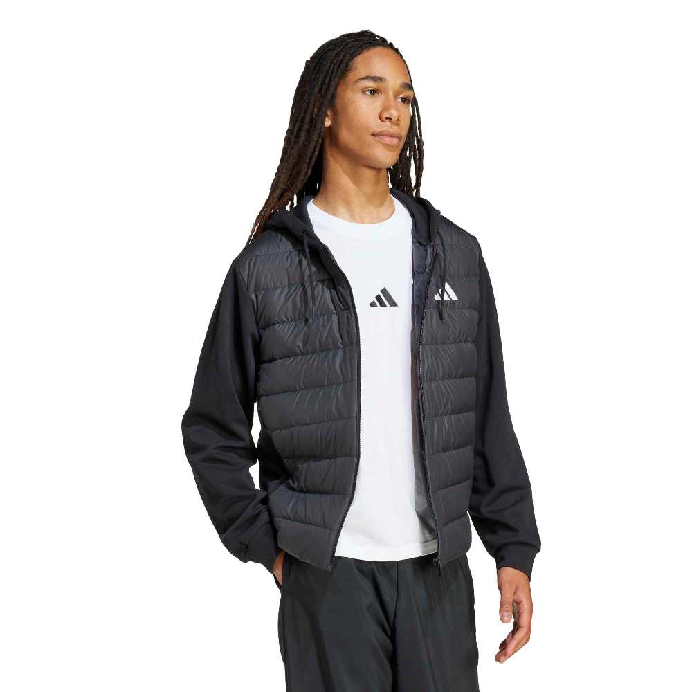 ADIDAS M ESSENTIALS CLIMAWARM HYBRID DOWN HOODED JACKET
