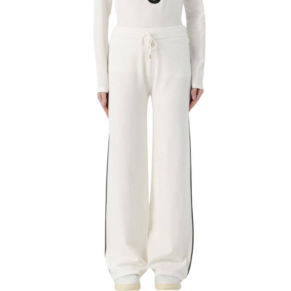 LIU JO STRAIGHT LEG SIDE STRIPE KNITTED PANTS