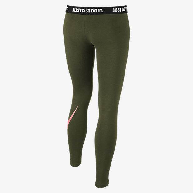 NIKE SPORTSWEAR GIRLS LOGO LEGGINGS