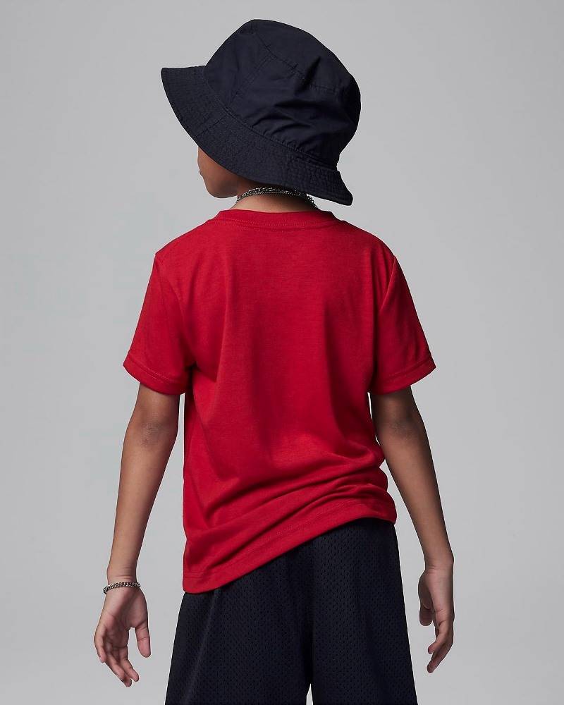 NIKE JORDAN LITTLE KIDS MJ HYBRID SUSTAINABLE SS TEE