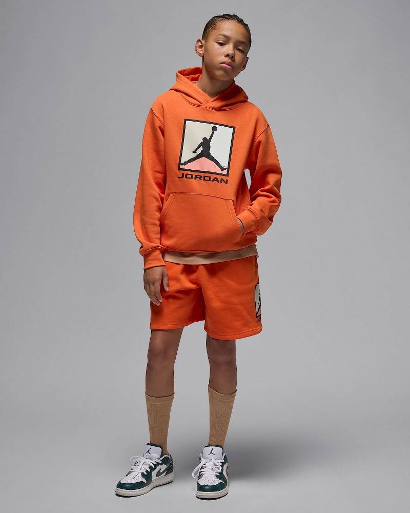 NIKE JORDAN BOYS MJ ESS FLC BASELINE PO