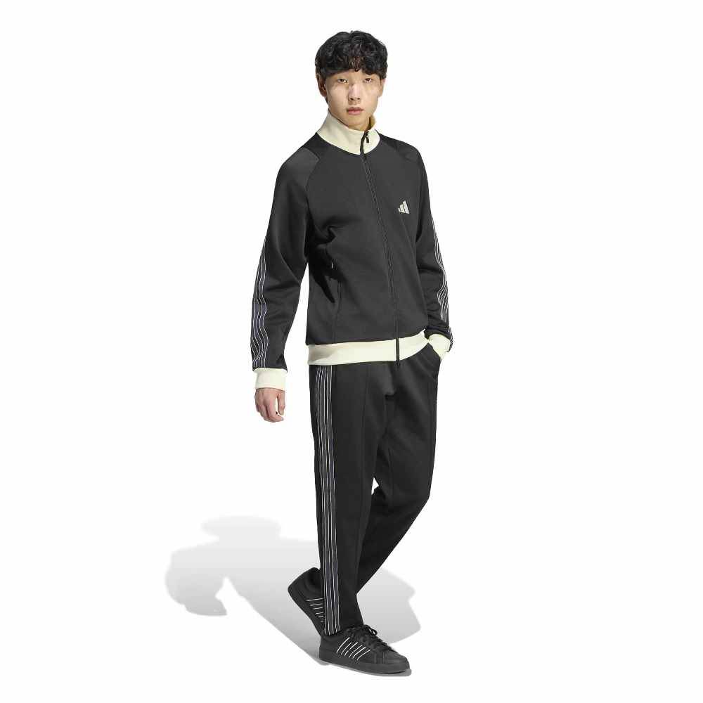 ADIDAS M STADIUM REGULAR FIT PIQUE FULL LENGTH OPEN HEM TRACKPANTS