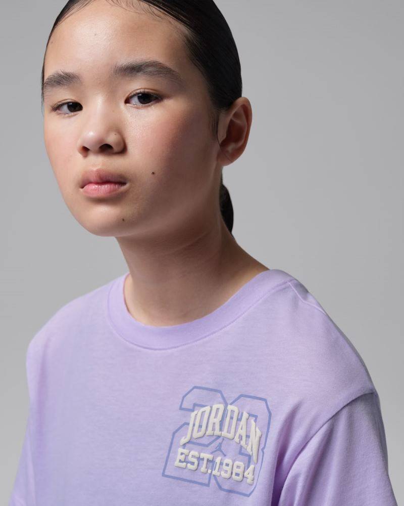 NIKE JORDAN GIRLS SECRET GARDEN COLLEGIATE TEE