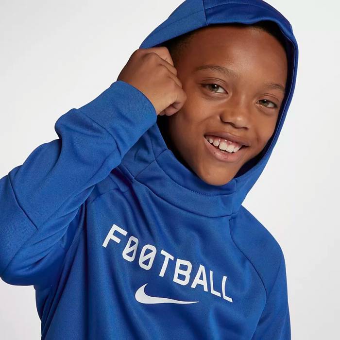 NIKE BOYS THERMA FOOTBALL POCKET HOODIE