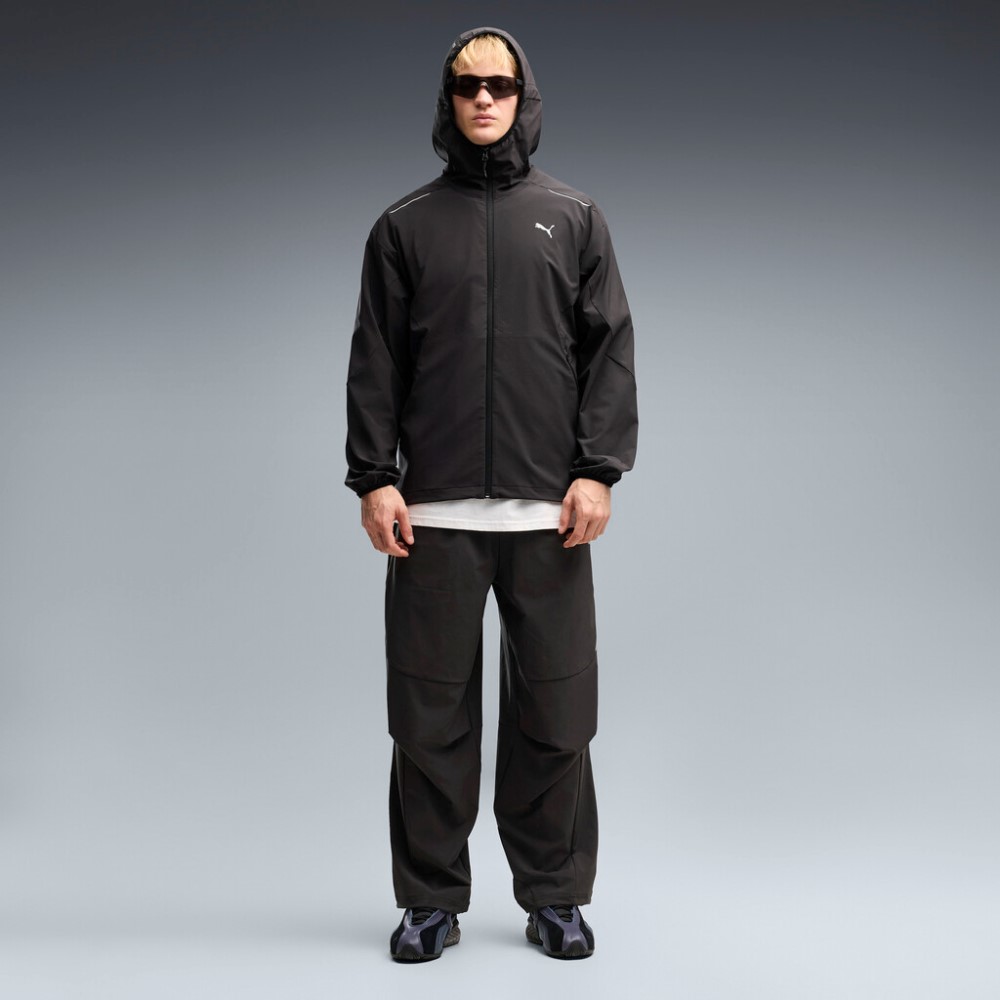 PUMA PUMATECH 4-WAY STRETCH RELAXED WOVEN TRACK JACKET