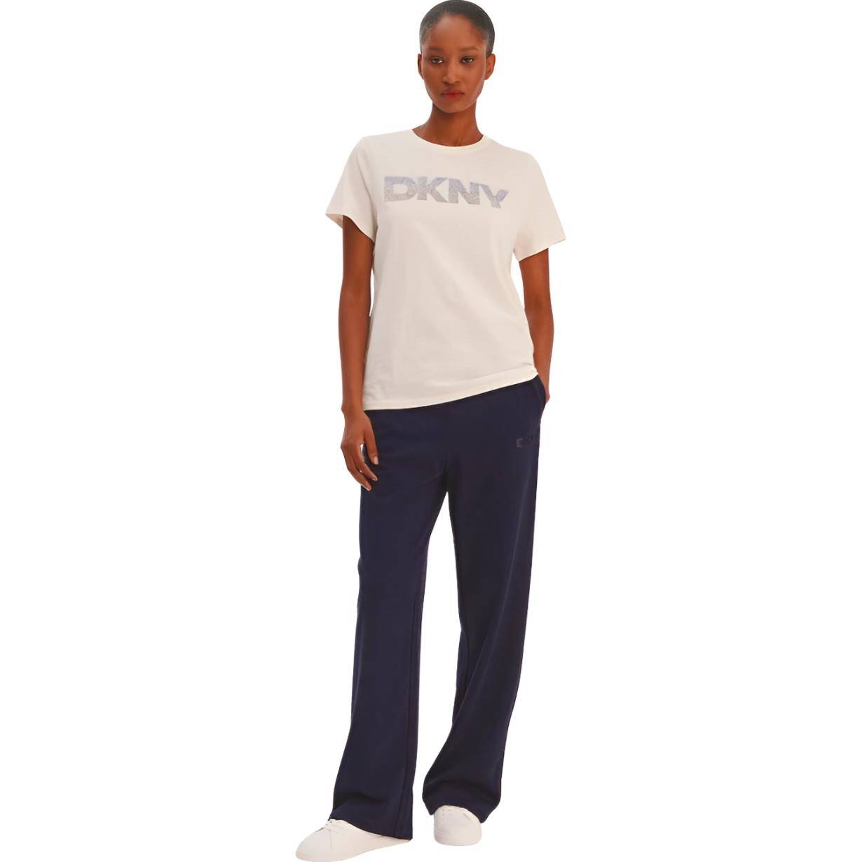DKNY OMBRE DIAMANTE LOGO SHORT SLEEVE TEE