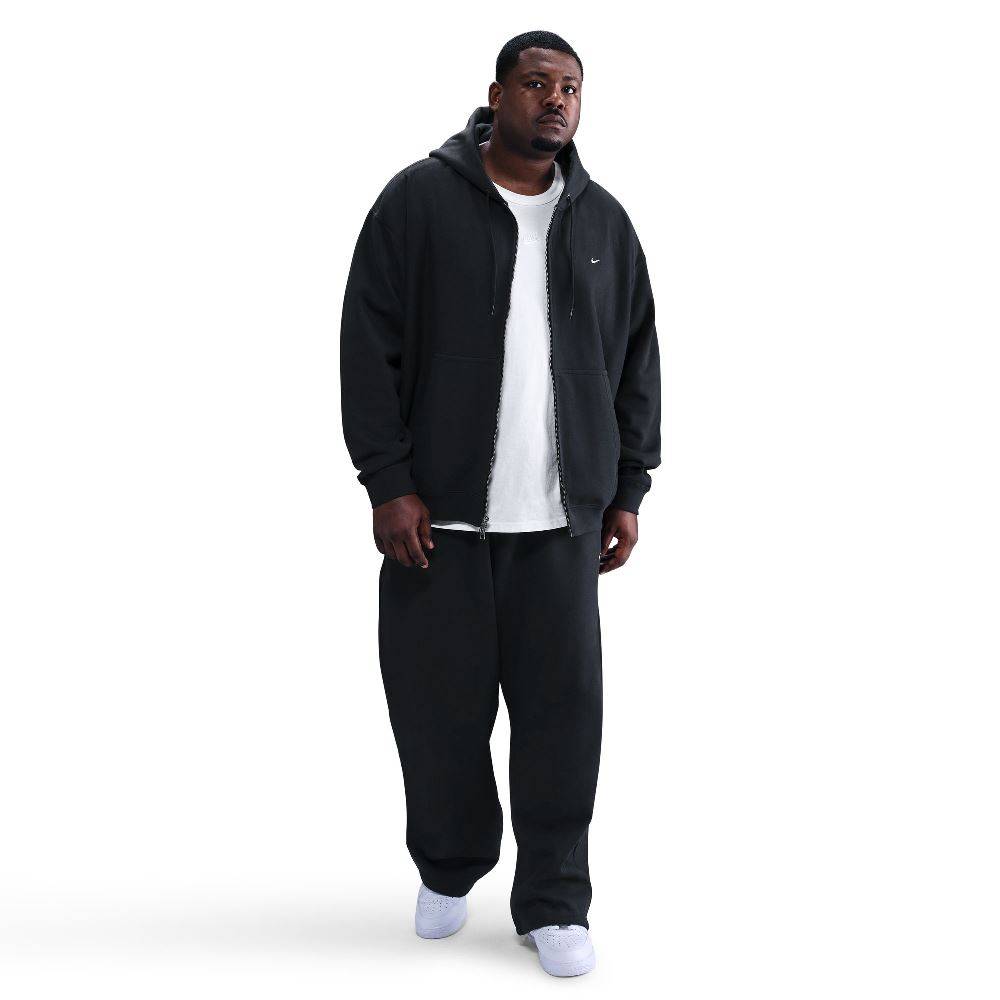 NIKE SOLO SWOOSH FULL-ZIP FLEECE HOODIE