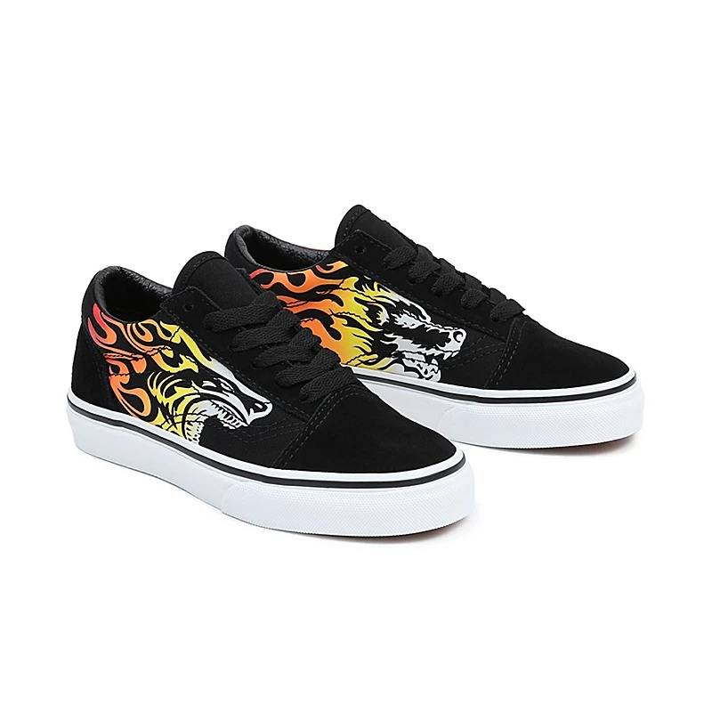 VANS JUNIOR OLD SKOOL (FLAME RACING)