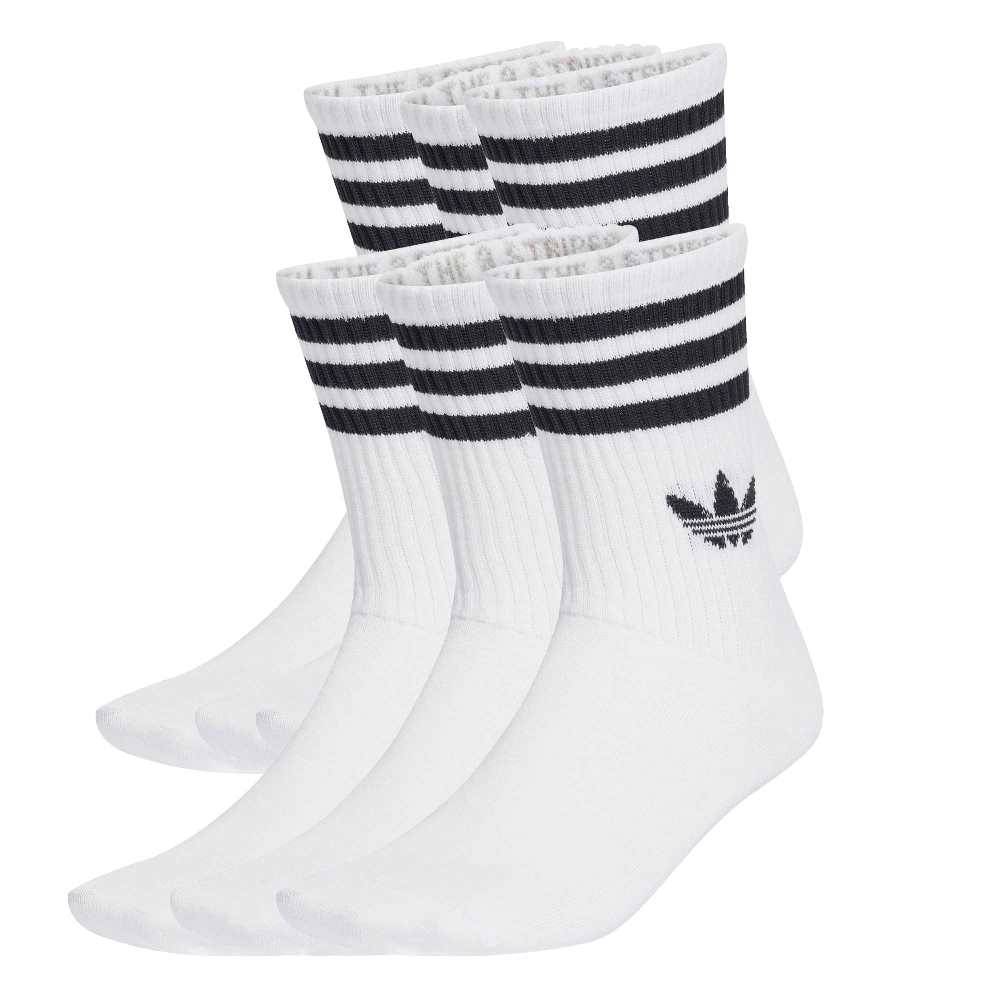 ADIDAS ORIGINALS 3S CREW SOCKS 3-PACK