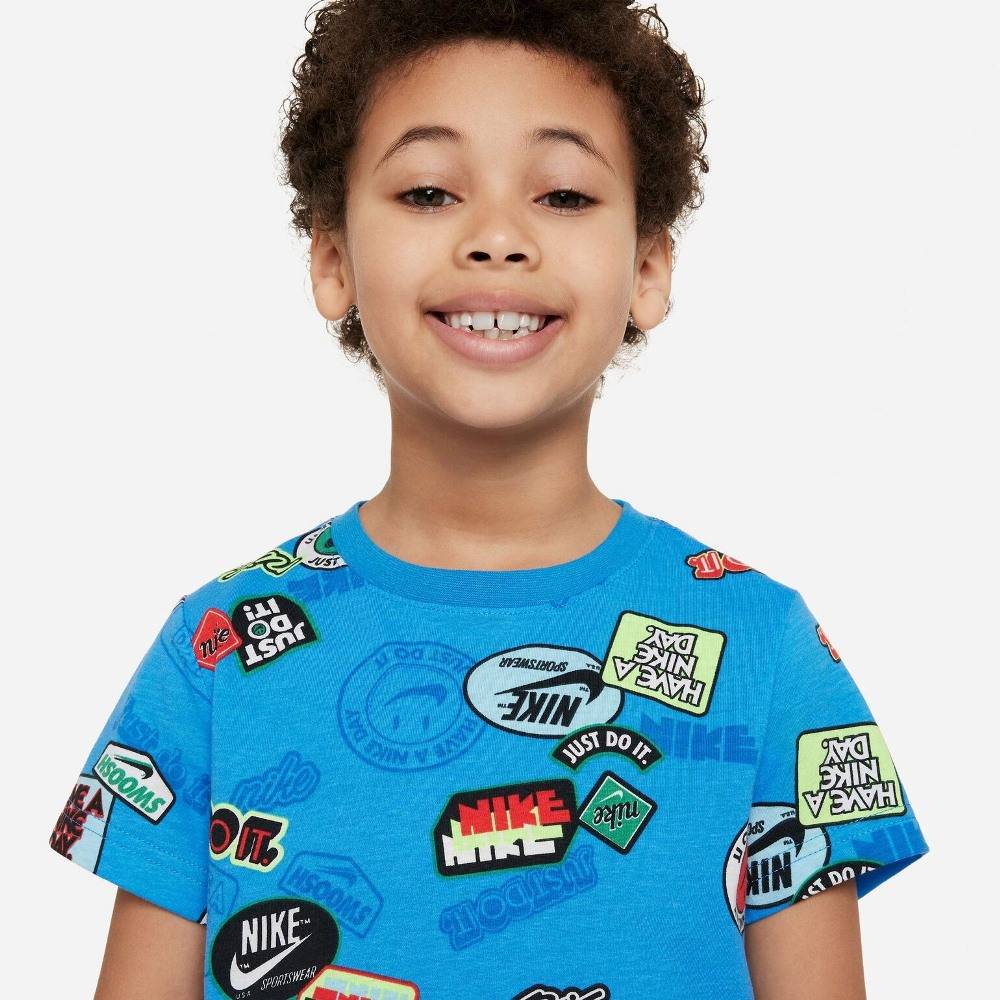 NIKE LITTLE KIDS B NSW AOP FT SHORT SET