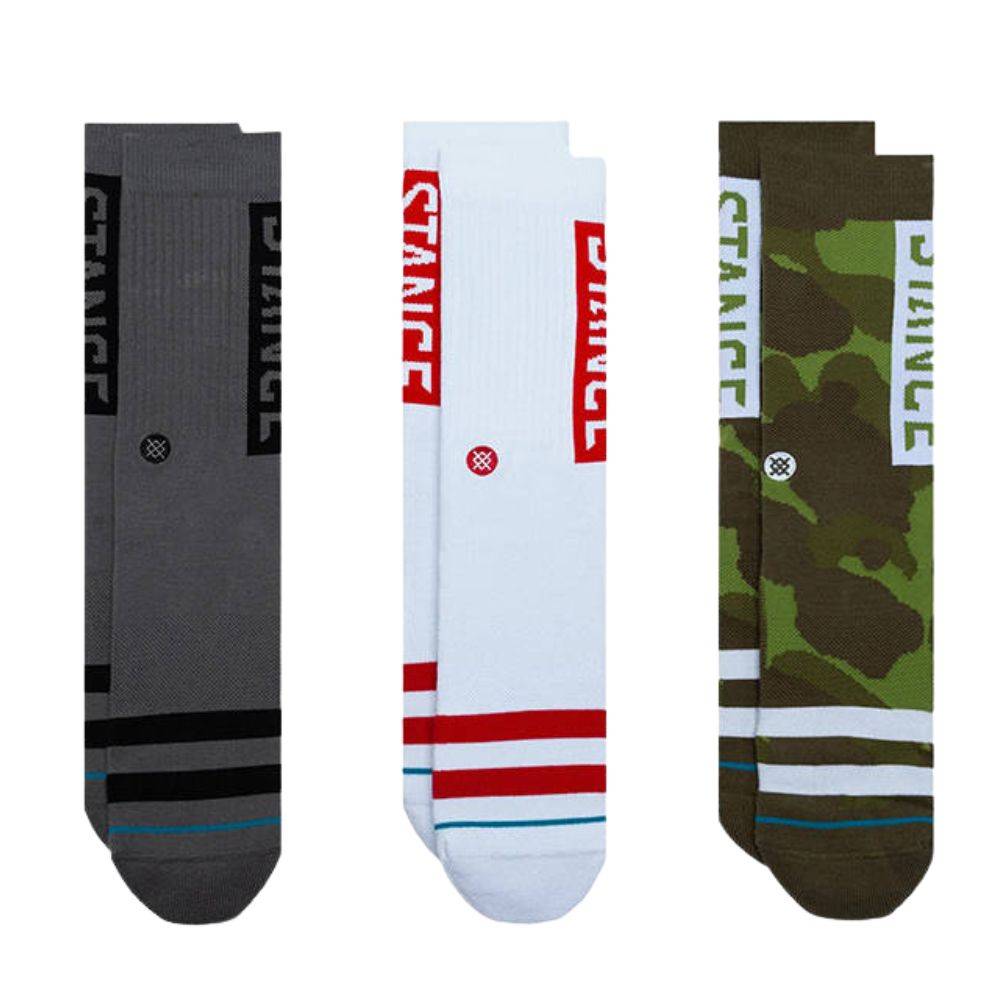 STANCE THE OG CREW SOCK 3 PACK