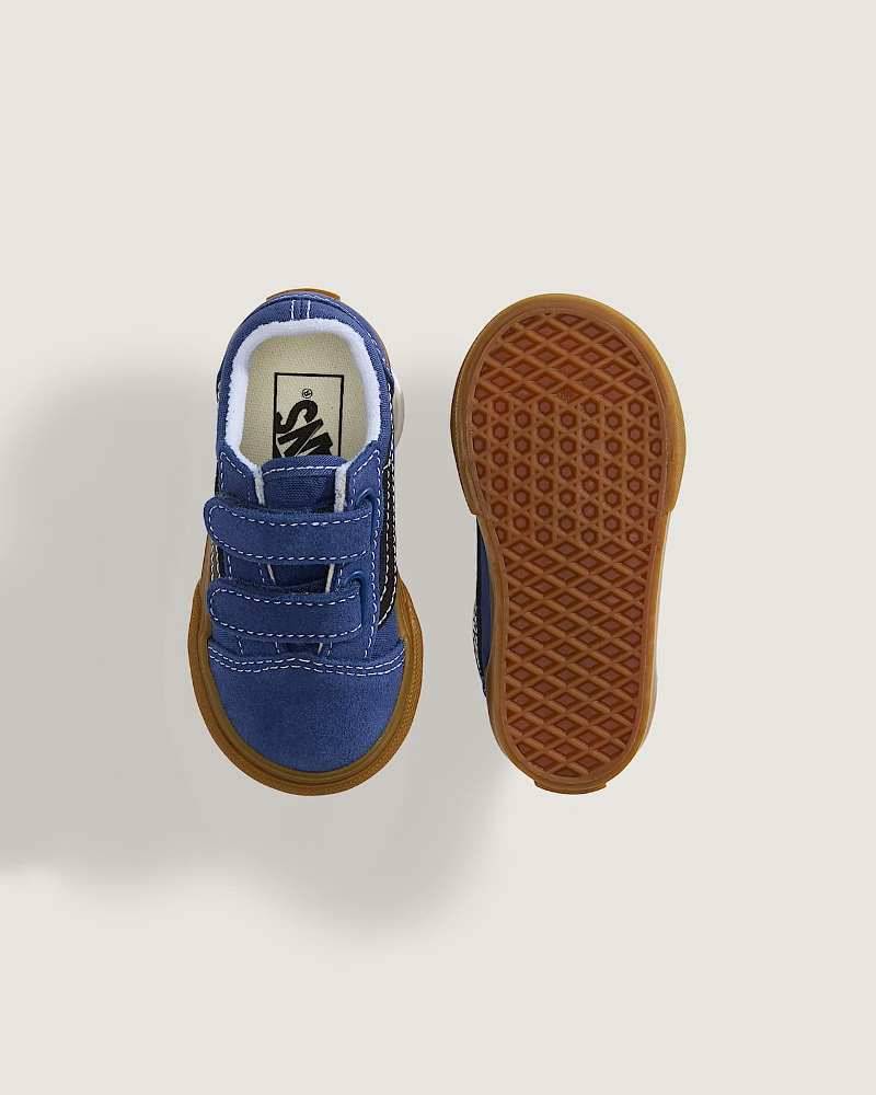 VANS TODDLER OLD SKOOL V GUM SHOES (1-4 YEARS)