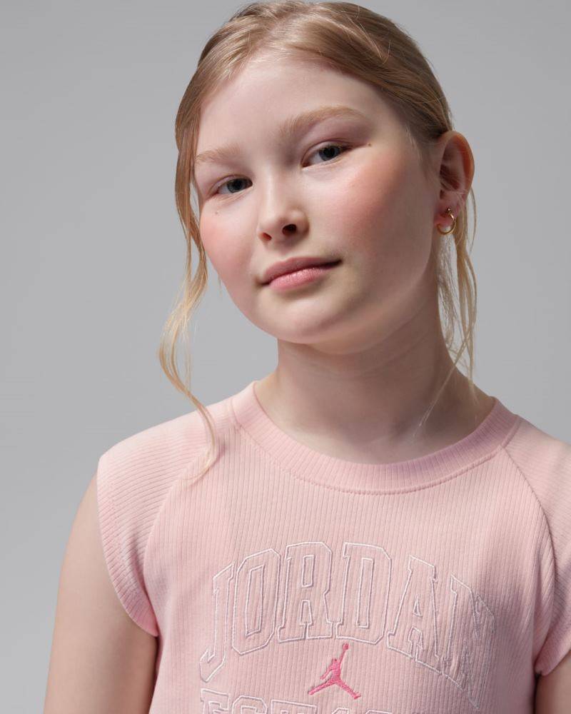 NIKE JORDAN GIRLS SECRET DIARY RIBBED TANK