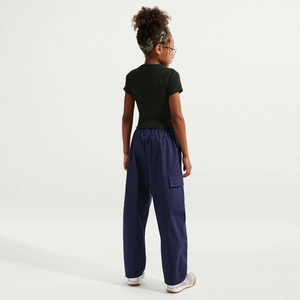 NIKE PRO GIRLS SLIM CROPPED RIBBED TEE