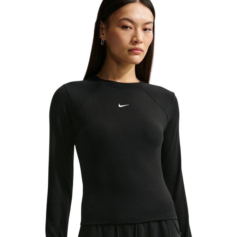 NIKE NSW CHILL-KNIT RIB LONG-SLEEVE TOP