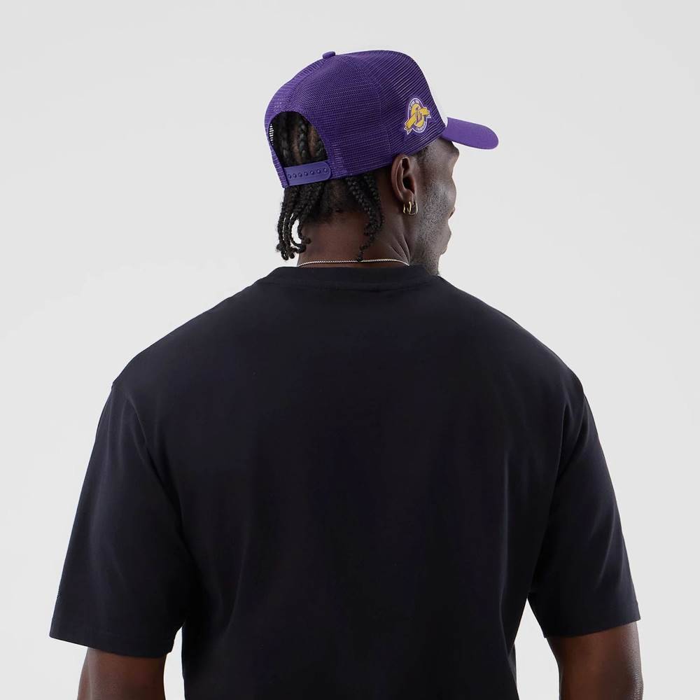 NEW ERA NBA CORE PLUS HD OVERSIZED TEE LOS ANGELES LAKERS