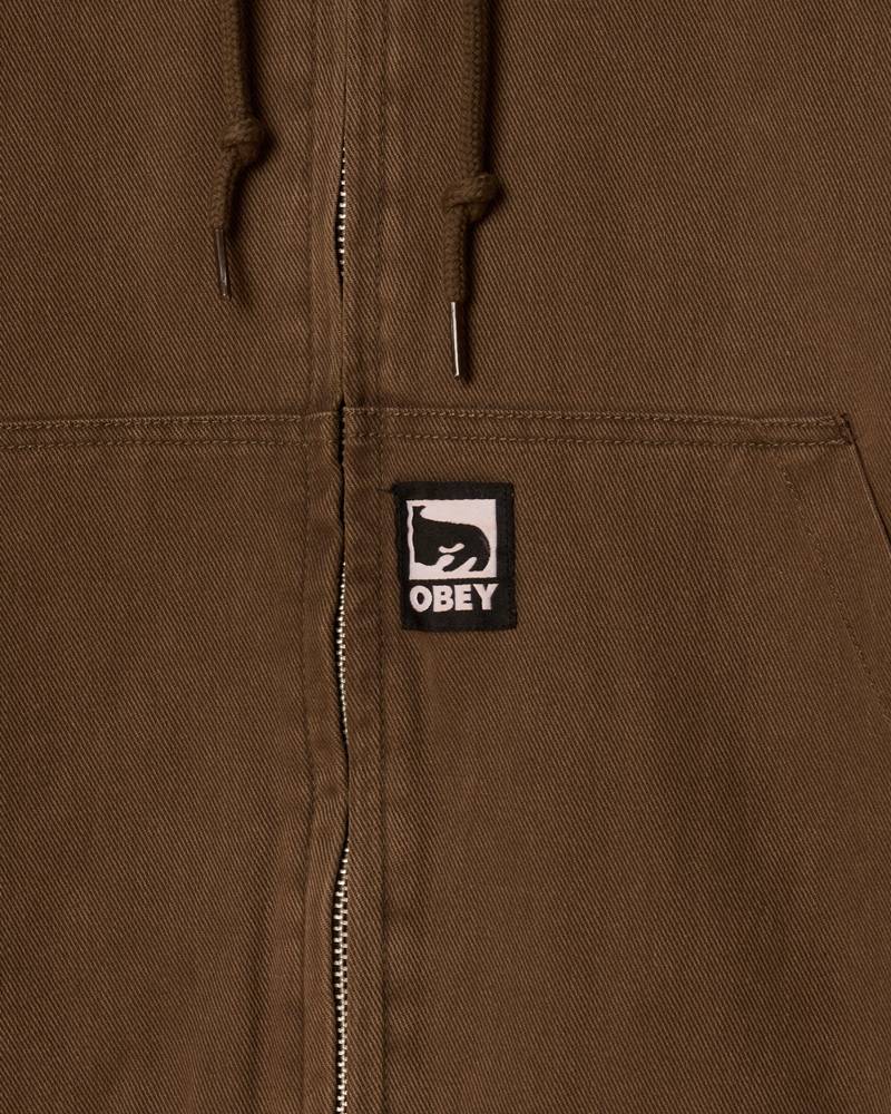 OBEY RANDY ZIP UP HOOD