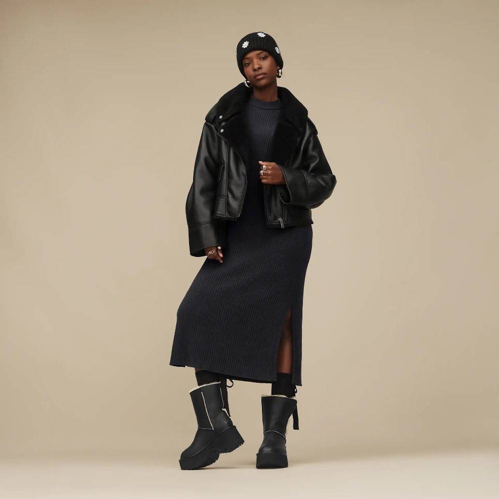 UGG NEW HEIGHTS CUFF LTHR