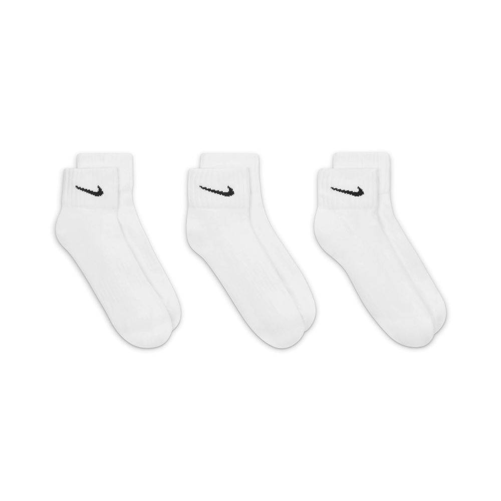 NIKE UNISEX CUSHION QUARTER 3-PAIRS SOCKS