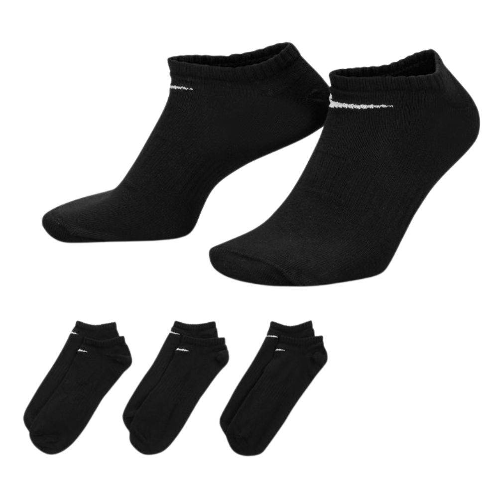 NIKE EVERYDAY LIGHT NO SHOW 3 PAIRS SOCK