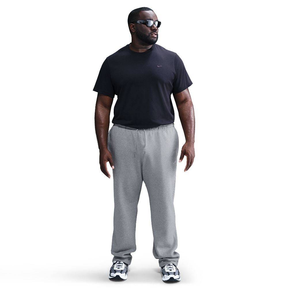 NIKE CLUB BRUSHED OPEN HEM TROUSERS