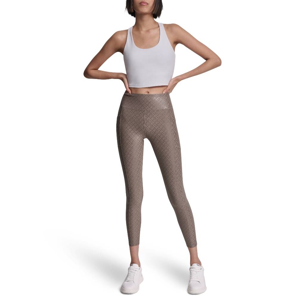 DKNY HIGH-RISE 7/8 PRINTED LEGGING