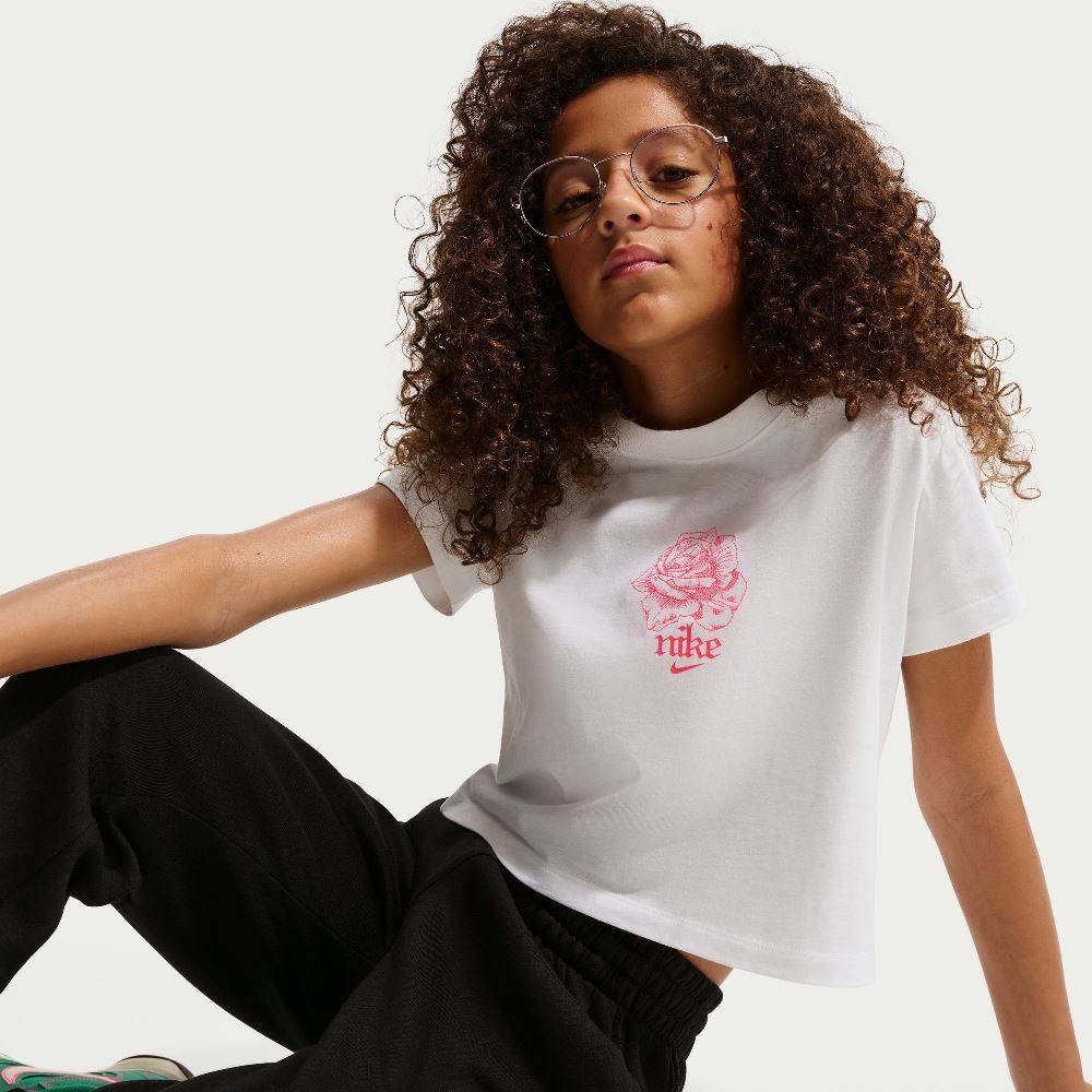 NIKE GIRLS NSW OC MODERN CROPPED TEE