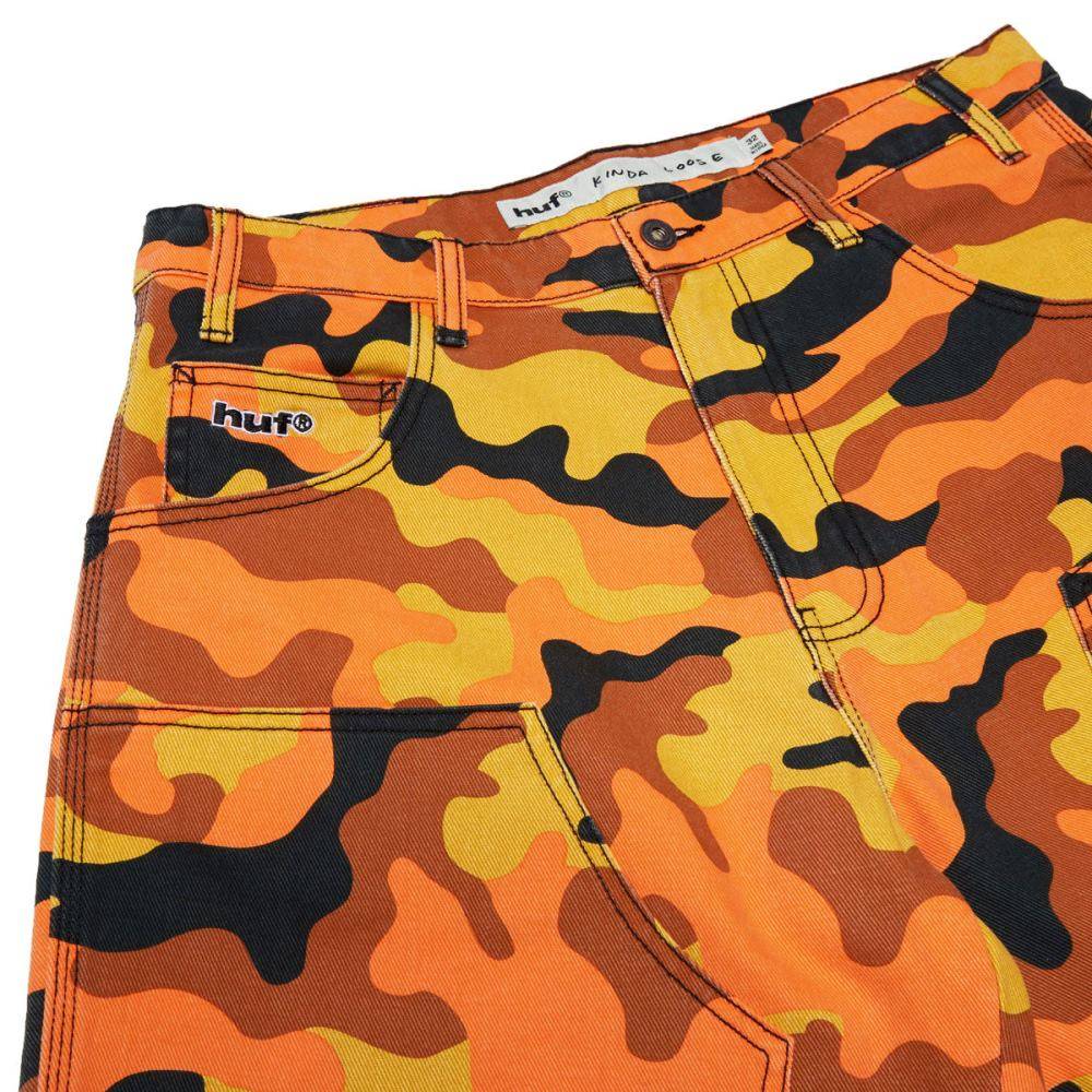 HUF KINDA LOOSE DOUBLE KNEE CAMO SHORT